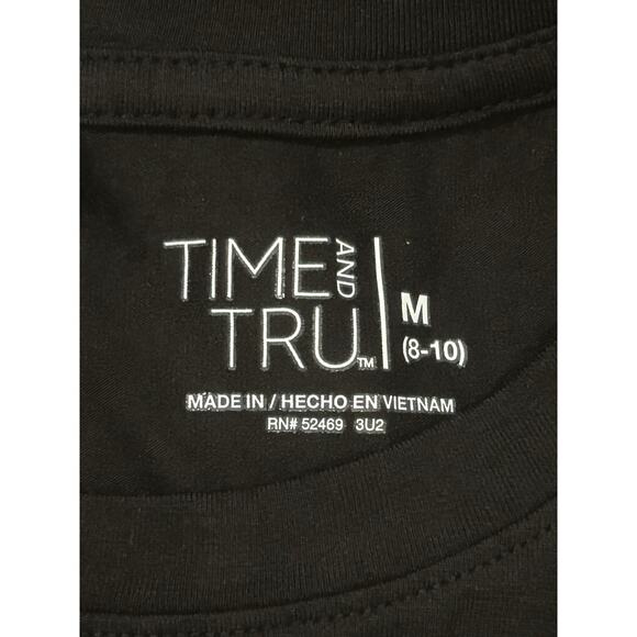 NWT Time and Tru Black Sleeveless Knit Dress size M - Picture 5 of 5